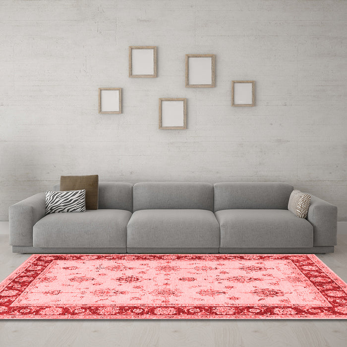 Traditional Red Washable Rugs