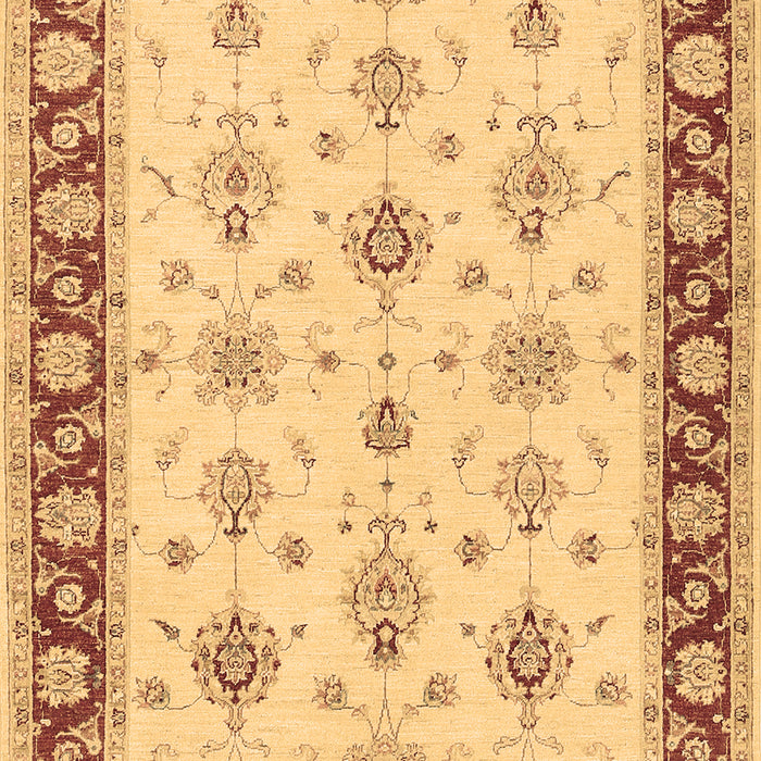 Machine Washable Persian Brown Traditional Rug, wshtr1327brn