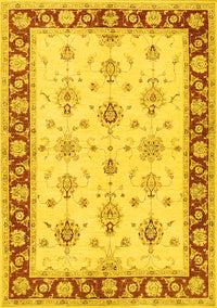 Persian Yellow Traditional Rug, tr1327yw