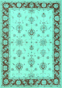 Persian Turquoise Traditional Rug, tr1327turq