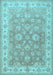 Persian Light Blue Traditional Rug, tr1328lblu