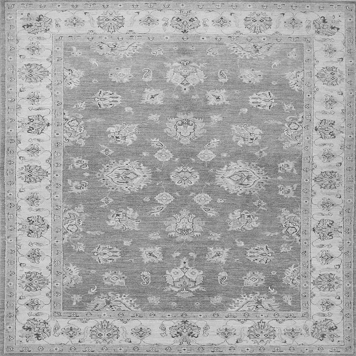 Serging Thickness of Persian Gray Traditional Rug, tr1328gry