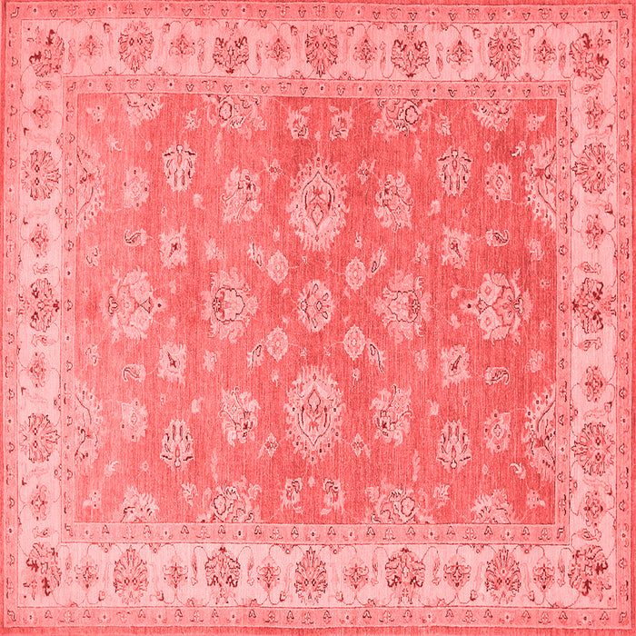 Machine Washable Persian Red Traditional Rug, wshtr1328red