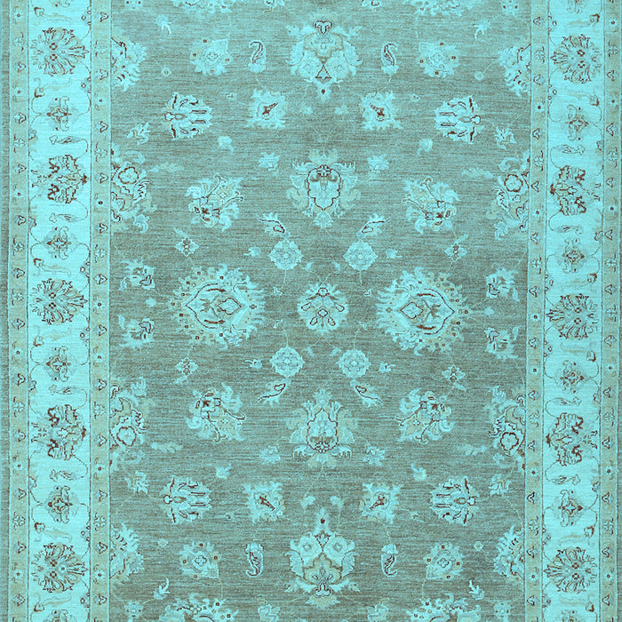 Machine Washable Persian Light Blue Traditional Rug, wshtr1328lblu