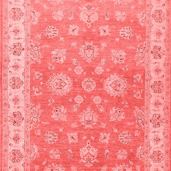 Machine Washable Persian Red Traditional Rug, wshtr1328red
