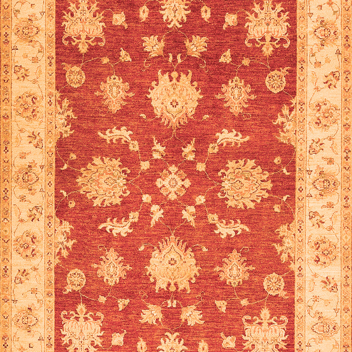 Oriental Orange Traditional Rug, tr1329org