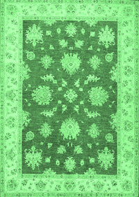 Oriental Emerald Green Traditional Rug, tr1329emgrn