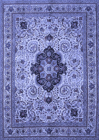 Medallion Blue Traditional Rug, tr132blu