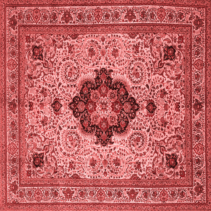 Medallion Red Traditional Rug, tr132red