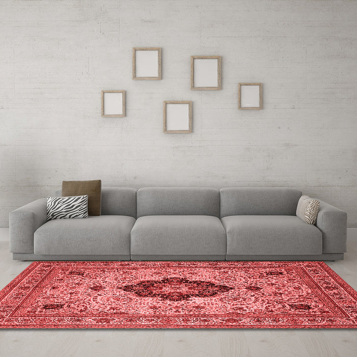 Traditional Red Washable Rugs