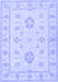 Machine Washable Oriental Blue Traditional Rug, wshtr1330blu