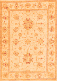 Oriental Orange Traditional Rug, tr1330org