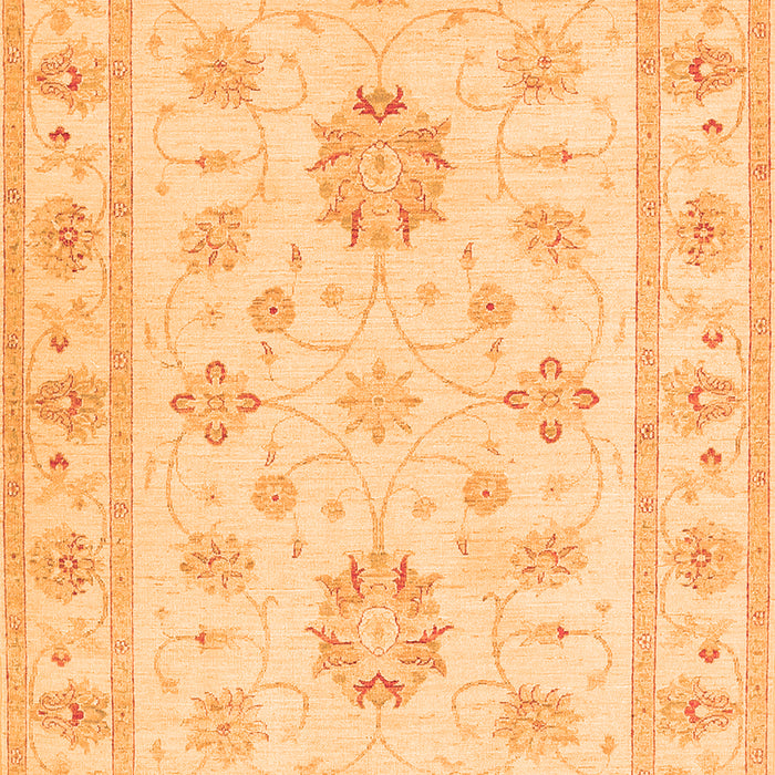 Oriental Orange Traditional Rug, tr1330org