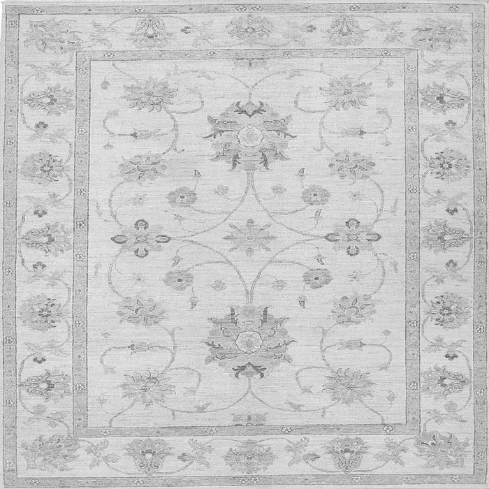 Round Machine Washable Oriental Gray Traditional Rug, wshtr1330gry