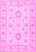 Oriental Pink Traditional Rug, tr1330pnk