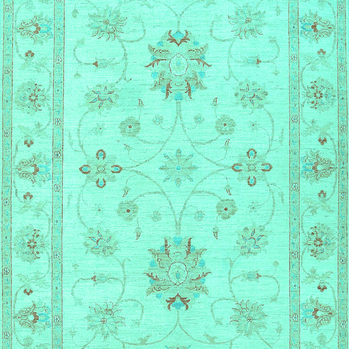 Oriental Turquoise Traditional Rug, tr1330turq