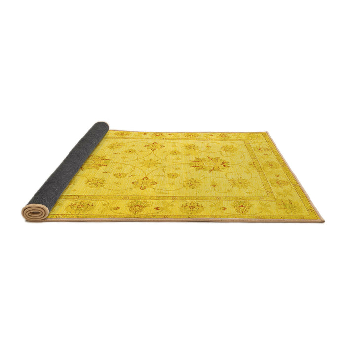 Sideview of Oriental Yellow Traditional Rug, tr1330yw