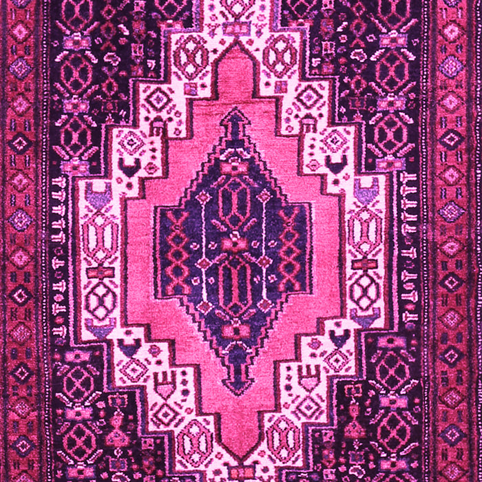 Machine Washable Persian Pink Traditional Rug, wshtr1331pnk