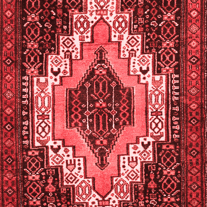 Machine Washable Persian Red Traditional Rug, wshtr1331red
