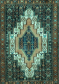 Persian Turquoise Traditional Rug, tr1331turq