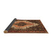 Sideview of Persian Brown Traditional Rug, tr1331brn