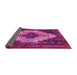 Sideview of Persian Pink Traditional Rug, tr1331pnk