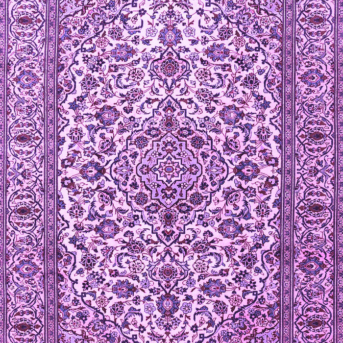 Machine Washable Persian Purple Traditional Area Rugs, wshtr1332pur