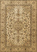 Persian Brown Traditional Rug, tr1332brn