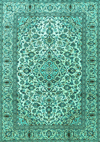 Persian Turquoise Traditional Rug, tr1332turq