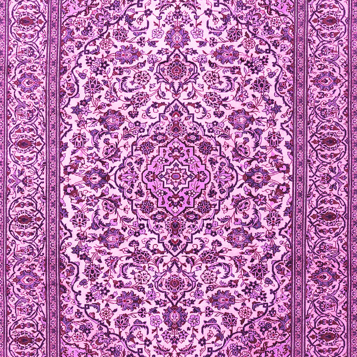 Machine Washable Persian Pink Traditional Rug, wshtr1332pnk