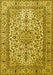 Persian Yellow Traditional Rug, tr1332yw