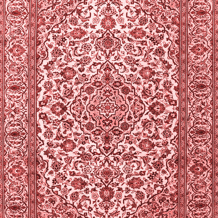 Machine Washable Persian Red Traditional Rug, wshtr1332red