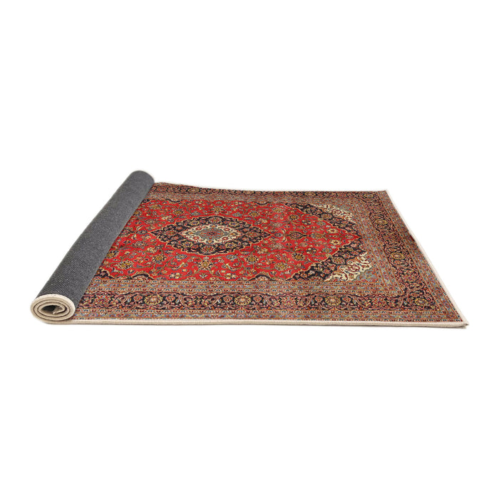 Sideview of Traditional Red Medallion Rug, tr1333