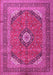 Medallion Pink Traditional Rug, tr1333pnk