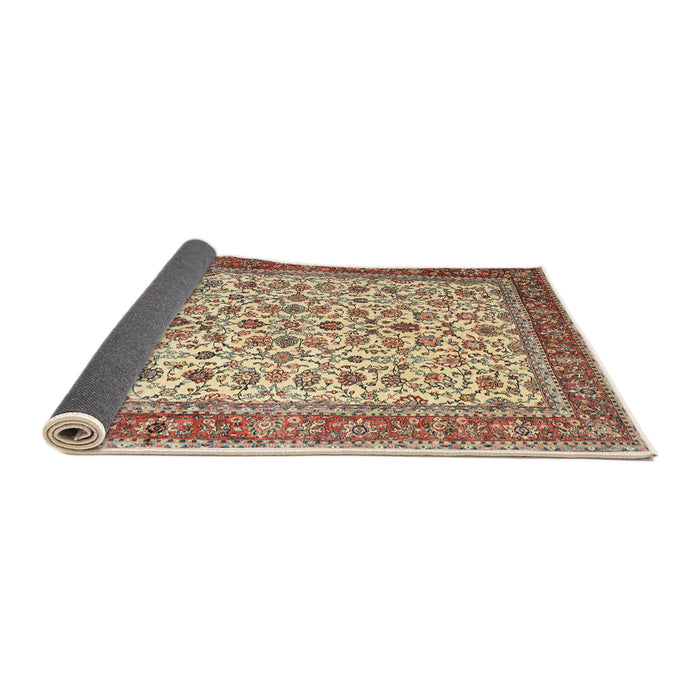 Sideview of Traditional Chestnut Brown Persian Rug, tr1334