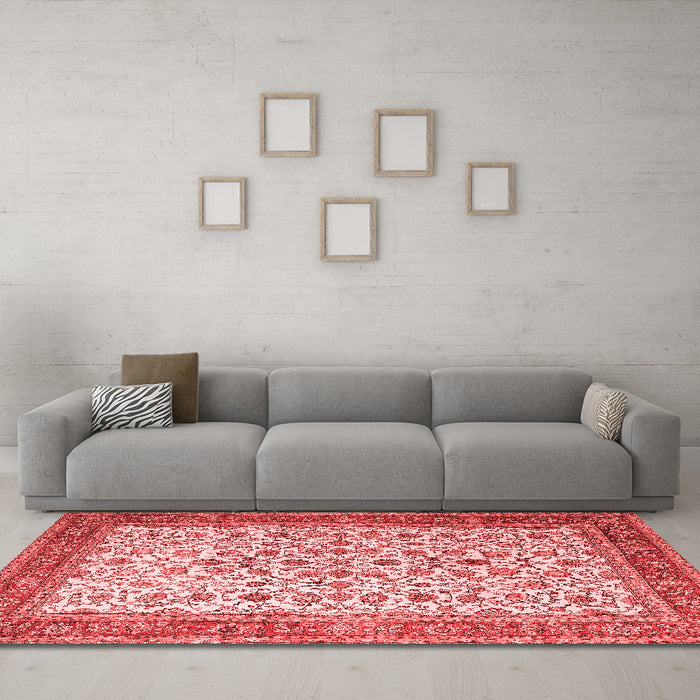 Traditional Red Washable Rugs