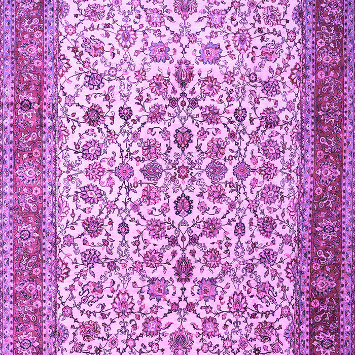Machine Washable Persian Purple Traditional Area Rugs, wshtr1334pur