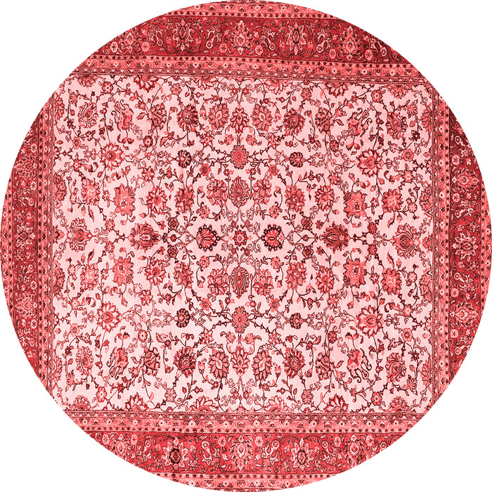 Machine Washable Persian Red Traditional Rug, wshtr1334red