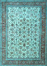 Persian Light Blue Traditional Rug, tr1334lblu