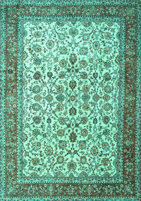 Persian Turquoise Traditional Rug, tr1334turq