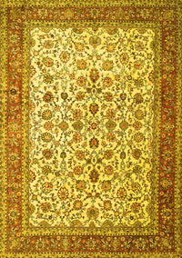 Persian Yellow Traditional Rug, tr1334yw