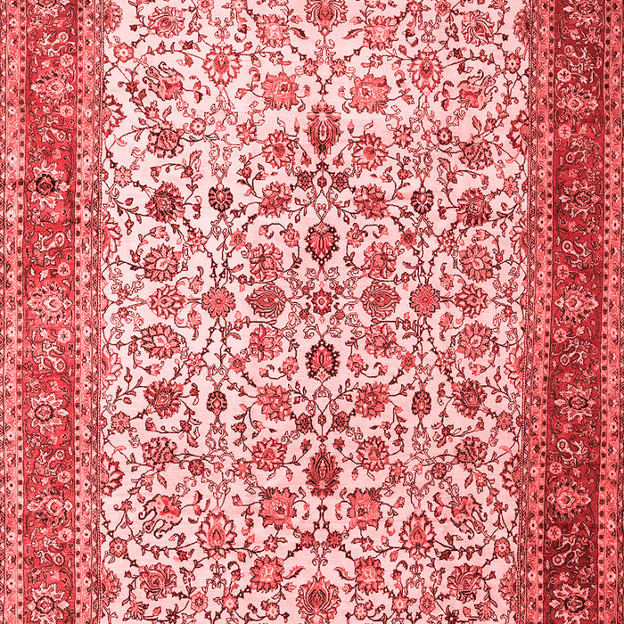 Machine Washable Persian Red Traditional Rug, wshtr1334red
