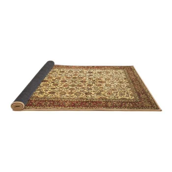 Sideview of Persian Brown Traditional Rug, tr1334brn