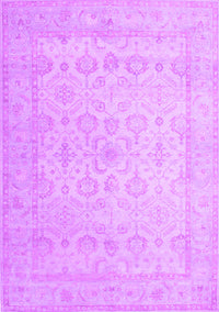 Oriental Purple Traditional Rug, tr1335pur