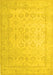 Oriental Yellow Traditional Rug, tr1335yw