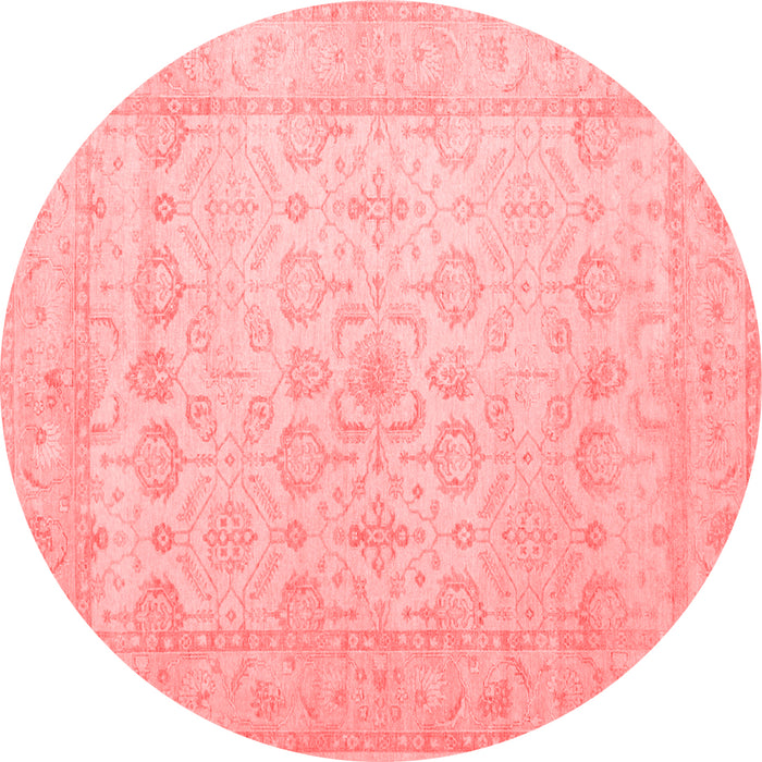 Machine Washable Oriental Red Traditional Rug, wshtr1335red