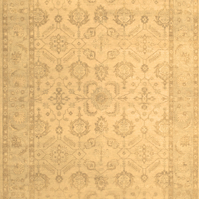 Machine Washable Oriental Brown Traditional Rug, wshtr1335brn