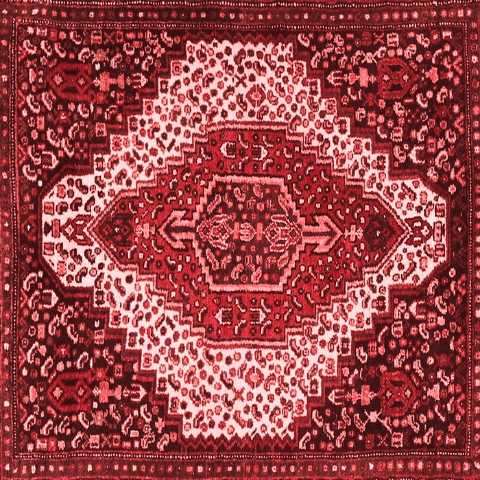 Machine Washable Persian Red Traditional Rug, wshtr1336red