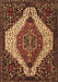 Machine Washable Persian Brown Traditional Rug, wshtr1336brn