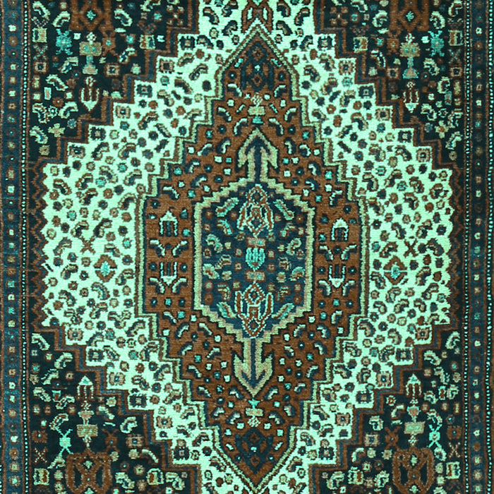 Persian Turquoise Traditional Rug, tr1336turq